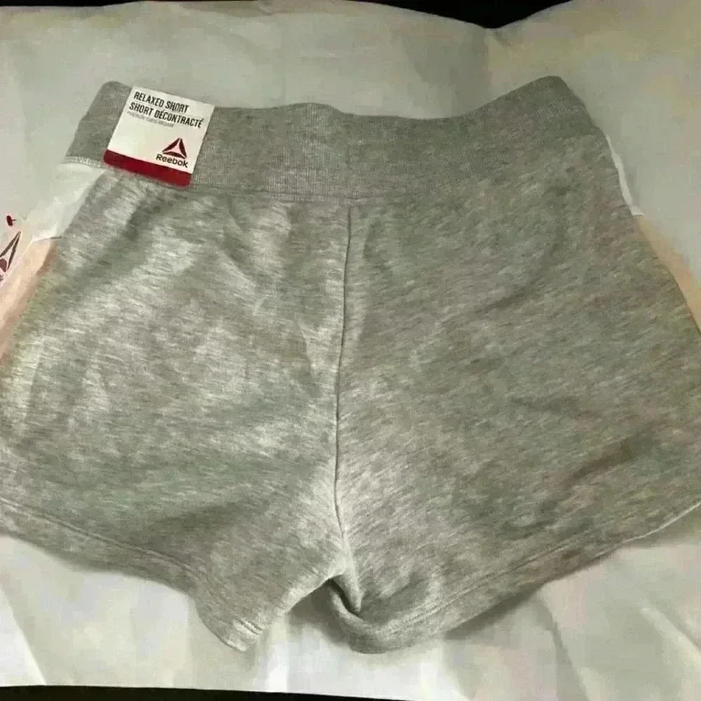 Reebox Gray and Pink Shorts szS - Picture 2 of 2